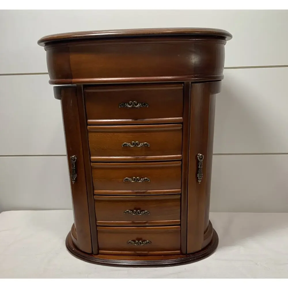 Hives and Honey Cari Wood Jewelry Chest